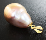 Жемчужина Kasumi с золотой петлей Золото