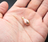 Жемчужина Kasumi с золотой петлей Золото