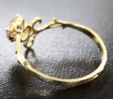 Золотое кольцо с розовым муассанитом 0,85 карат
