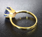 Кольцо с танзанитом и 6 бриллиантами Золото