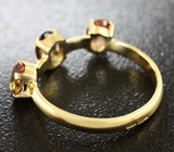 Золотое кольцо с андалузитами 1,09 карат Золото