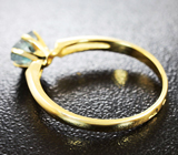 Золотое кольцо с уральским александритом 0,85 карат и бриллиантами Золото
