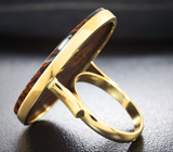 Золотое кольцо с петерситом 25,73 карат Золото