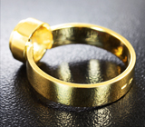 Золотое кольцо с бесцветным муассанитом 0,93 карат Золото