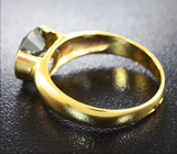Золотое кольцо с крупным муассанитом 2,21 карат Золото