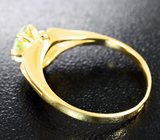 Золотое кольцо с муассанитом 0,58 карат Золото