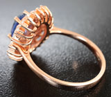 Серебряное кольцо с васильковым кианитом Серебро 925