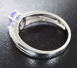 Изящное серебряное кольцо с танзанитом Серебро 925