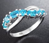 Серебряное кольцо с апатитами Серебро 925