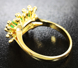 Золотое кольцо с уральским изумрудом 1,77 карат Золото