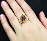 Серебряное кольцо с аметистом Серебро 925