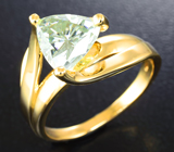 Золотое кольцо с муассанитом 1,44 карат Золото