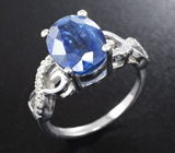 Прелестное серебряное кольцо с кианитом Серебро 925