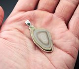 Серебряный кулон с мексиканской яшмой
