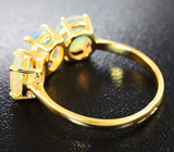 Золотое кольцо с ограненными эфиопскими опалами 2,66 карат Золото