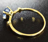 Золотое кольцо с сапфиром 1,24 карат Золото