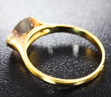 Золотое кольцо с морганитом 1,35 карат Золото