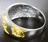 Стильное текстурное серебряное кольцо Серебро 925