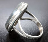 Серебряное кольцо c эфиопским опалом в кварце Серебро 925