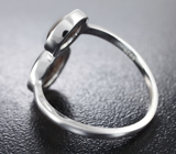Серебряное кольцо с аммолитом аммонита