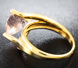 Золотое кольцо с морганитом 3,77 карат Золото
