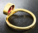 Золотое кольцо с рубином 3,41 карат Золото