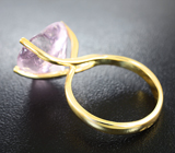 Золотое кольцо с морганитом 8,8 карат и бриллиантами Золото