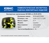 Kornerupine (Корнерупин) 0,71 карат Не указан