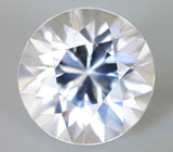 Чистейший бесцветный циркон бриллиантовой огранки 3,31 карат 