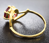 Золотое кольцо с рубином 2,72 карата Золото