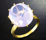 Золотое кольцо с лавандовым аметистом 13,85 карата Золото