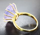 Золотое кольцо с лавандовым аметистом 13,85 карата Золото
