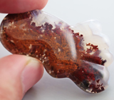 Крупный резной «садовый» агат 68,87 карат 