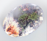 Крупный «садовый» агат 30,21 карат 