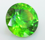Топовый цвет! Уральский демантоид 0,81 карат 
