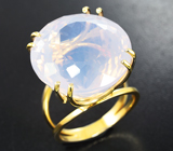 Золотое кольцо с чистейшим лавандовым аметистом 30,16 карата Золото