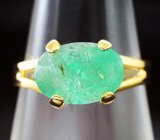 Золотое кольцо с уральским изумрудом 2,51 карата Золото