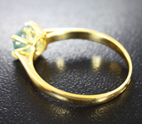 Золотое кольцо с уральским александритом 1,33 карта Золото