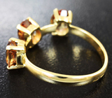 Золотое кольцо с андалузитами 2,43 карата Золото