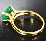 Золотое кольцо с уральским изумрудом 1,59 карата Золото