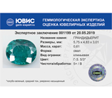 Grandiderite (Грандидьерит) 0,61 карата Не указан