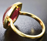 Золотое кольцо с полихромным турмалином 11,67 карата Золото