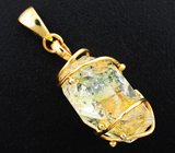 Золотой кулон с кварцем с углеводородами 20,61 карата Золото