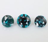 Кольцо с гранатами со сменой цвета