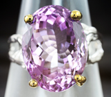 Серебряное кольцо с аметистом Серебро 925