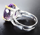 Серебряное кольцо с аметистом Серебро 925