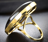 Золотое кольцо с крупной агатовой друзой 55,95 карата Золото