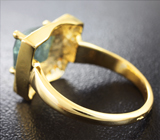 Золотое кольцо с уральским александритом 2,75 карата и бриллиантами Золото