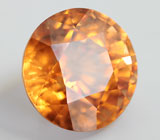 Золотисто-оранжевый циркон 4,78 карата 