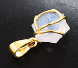 Золотой кулон с чистейшим лавандовым аметистом авторской огранки 7,87 карата Золото